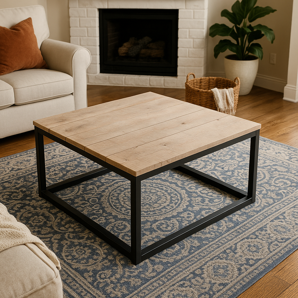 Square Box Frame Coffee Table