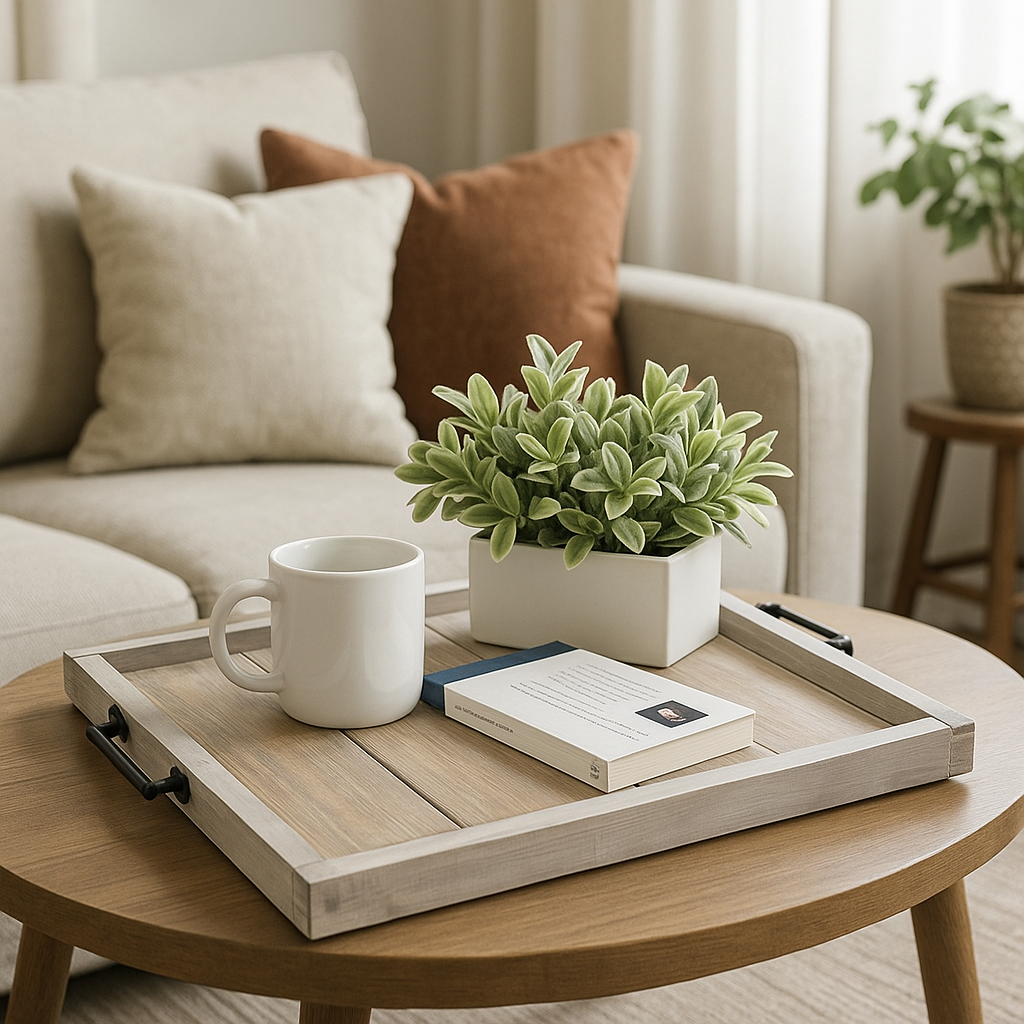 Tongue & Groove Ottoman Tray